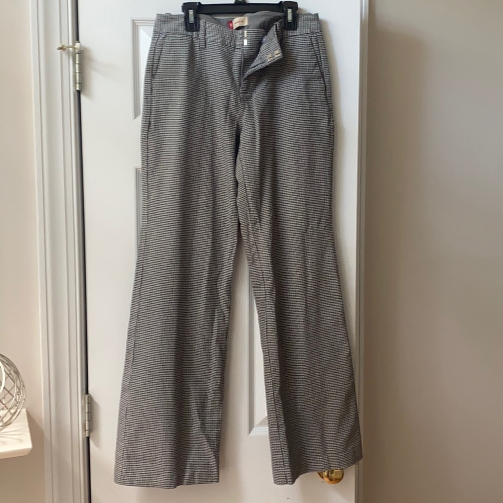 GAP Straight Leg Print Trousers